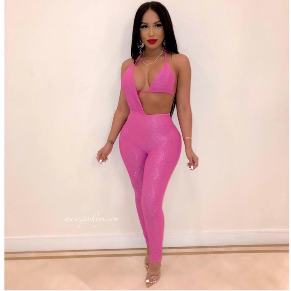 “Pink Ariana Jumpsuit”